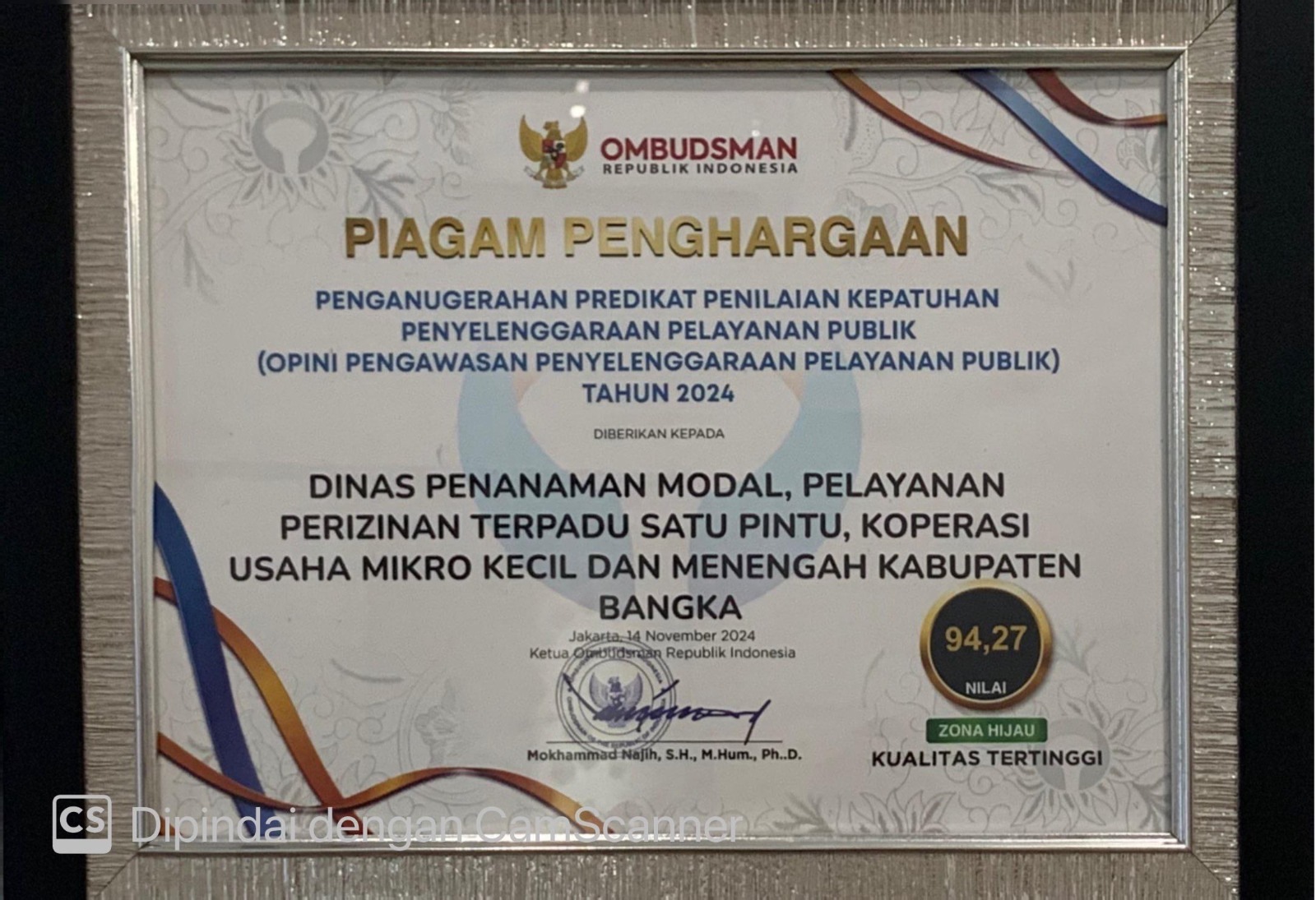 Kepatuhan Pelayanan Publik